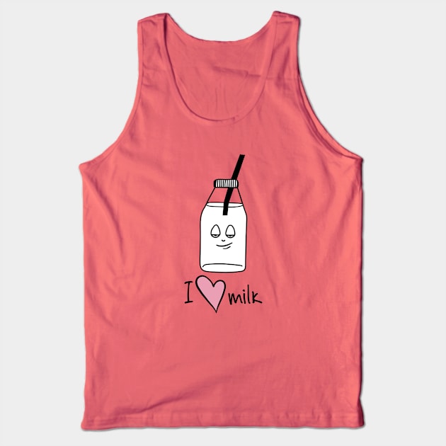 Cartoon bottle of milk Tank Top by AliJun